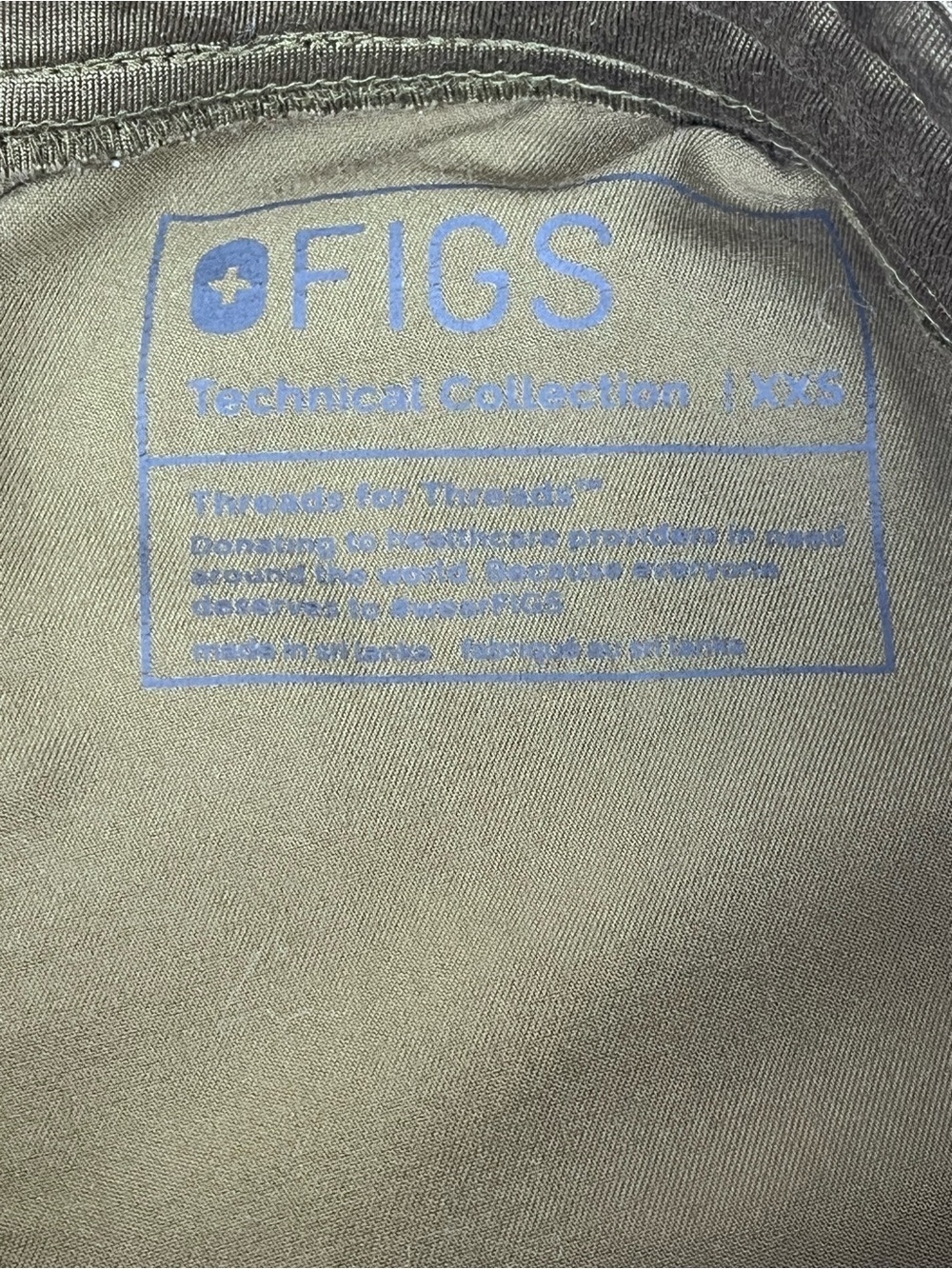 Figs Women's Zamora Jogger Scrub Pants in Olive W18SW2005 Size XXS; Uniform, ER - Picture 13 of 15